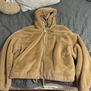 Misguided, fluffy jacket